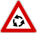 Italian traffic signs - circolazione rotatoria.svg.png
