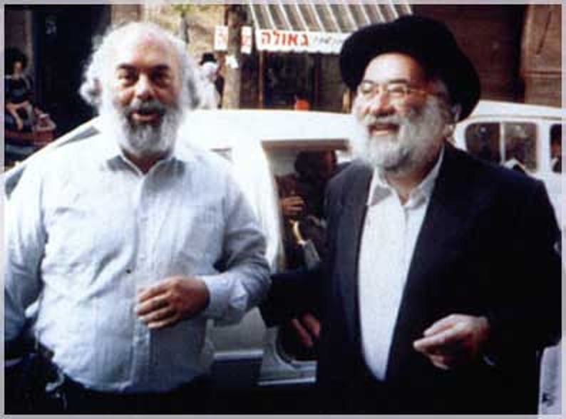 האחים שלמה (שמאל) ואליהו חיים קרליבך (ימין)